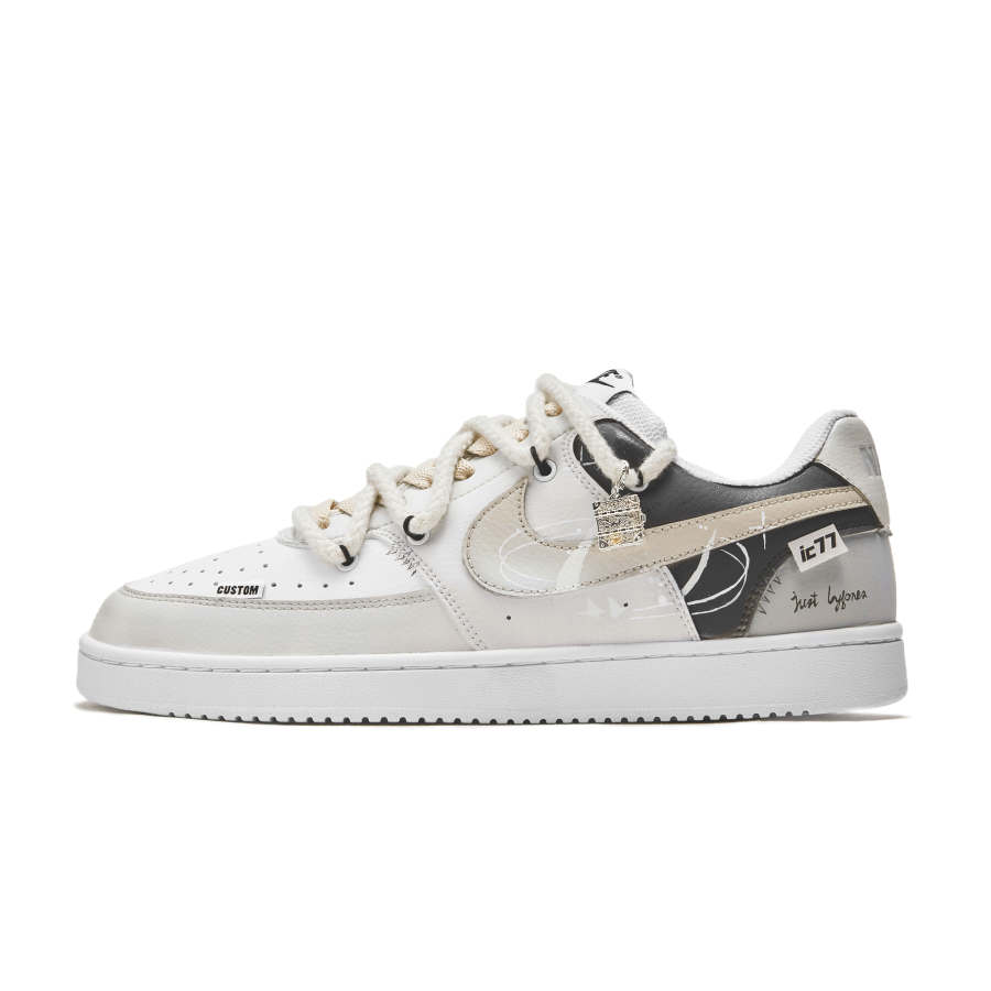 Nike Nike Court Vision 1 Ic77 Lost Sandbank Slip Resistant Abrasion Resistant Slip Resistant Abrasion Resistant Low top