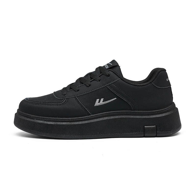 Warrior Synthetic Leather Abrasion Resistant Lightweight Height Increasing Low top Skateboard Shoes Men's