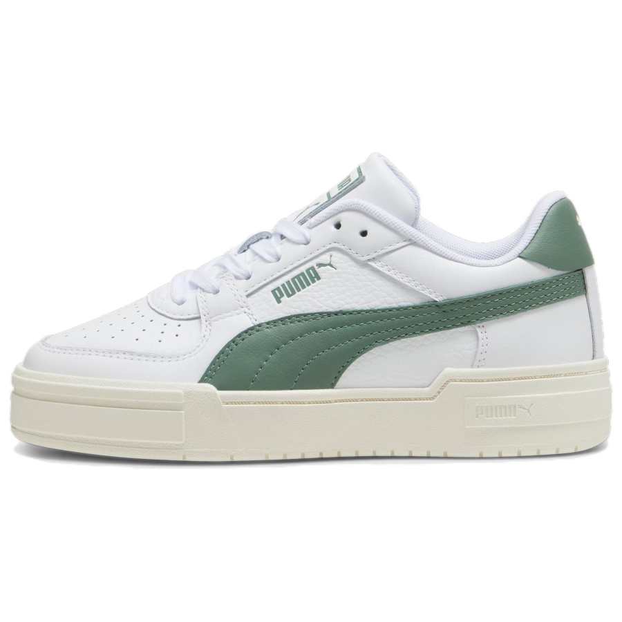 PUMA Ca Pro Classic Abrasion Resistant Breathable Low top Skateboard Shoes Unisex White Green