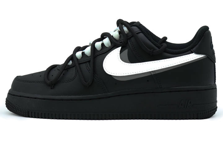 Nike Nike Air Force 1 Slip Resistant Slip Resistant Low top Skateboard Shoes Unisex Black White