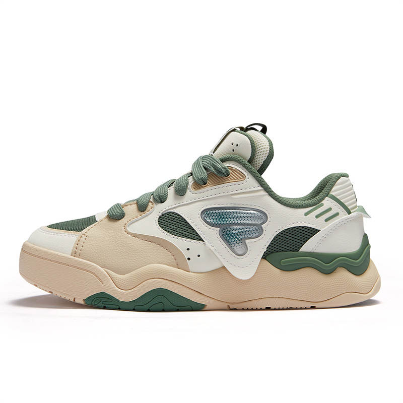 FILA FUSION Low top Skateboard Shoes Women's White Green