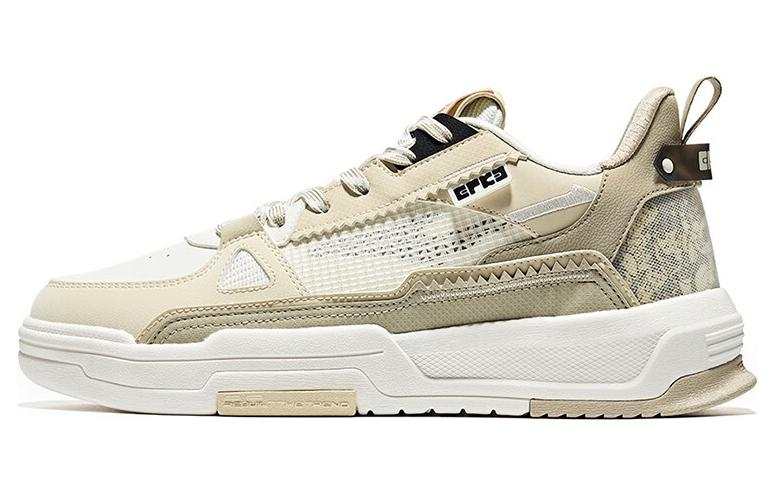 Erke Cushioning Abrasion Resistant Cushioning, Wear Resistant Low top Skateboard Shoes Men's Warm Linen
