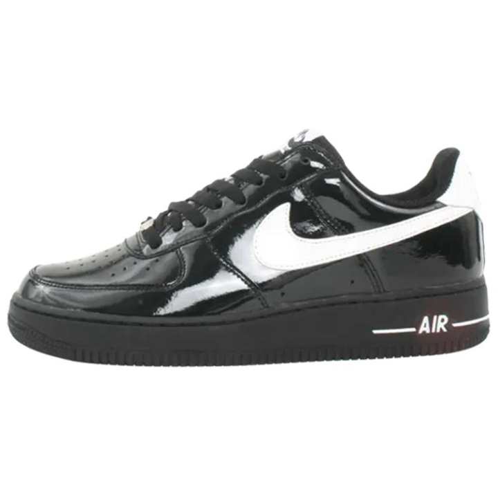 Nike Nike Air Force 1 Slip Resistant Abrasion Resistant Cushioning Low top Skateboard Shoes Men's Black