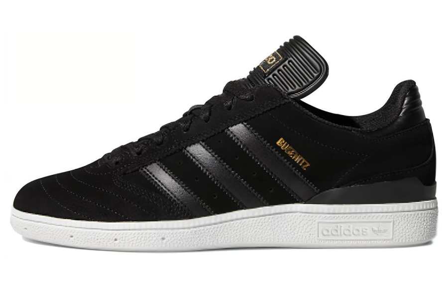 Adidas Originals Busenitz Synthetic Leather Abrasion Resistant Abrasion Resistant Low top Skateboard Shoes Men's Black