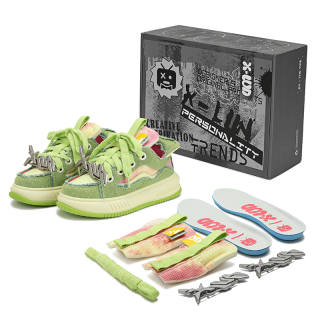 X·LUN Slip Resistant Abrasion Resistant Low top Skateboard Shoes Unisex