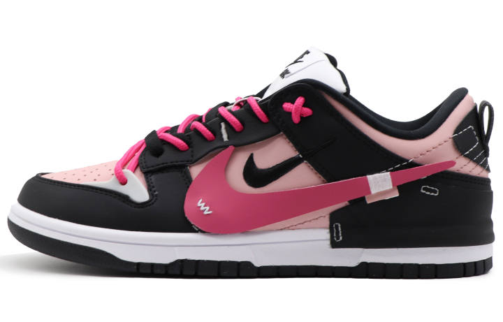 Nike Nike Dunk Disrupt 2 Slip Resistant Abrasion Resistant Low top Skateboard Shoes Women's Black Pink