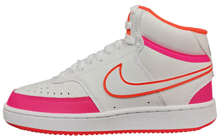 Nike Nike Court Vision Mid Shoes For White/Pink Women's