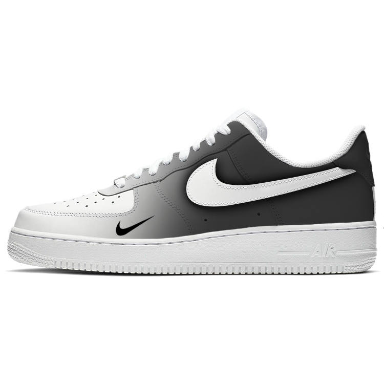 Nike Nike Air Force 1 Slip Resistant Low top Skateboard Shoes Unisex Black White