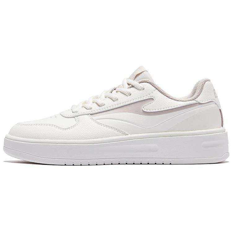 Erke Slip Resistant Abrasion Resistant Slip Resistant Abrasion Resistant Low top Skateboard Shoes Women's White Gray
