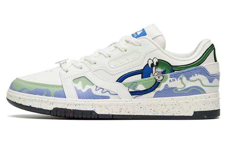 Anta Skateboard Lightweight Breathable Lightweight And Breathable Low top Skateboard Shoes Women's White