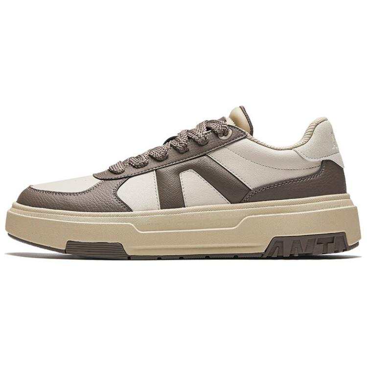 Anta A Dao Slip Resistant Cushioning Abrasion Resistant Low top Skateboard Shoes Men's Brown