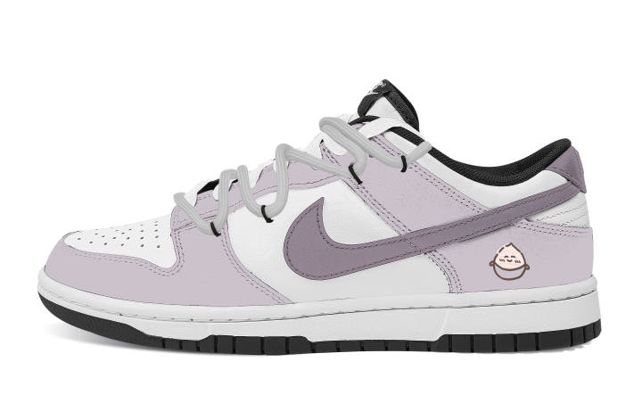 Nike Nike Dunk Taro Butter Abrasion Resistant Low top Skateboard Shoes Unisex Purple White