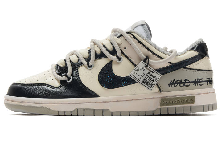 Nike Nike Dunk Retro 'Grey Fog' Panda Mischief, Universe Exploration, Xingji Odyssey Slip Resistant Abrasion Resistant