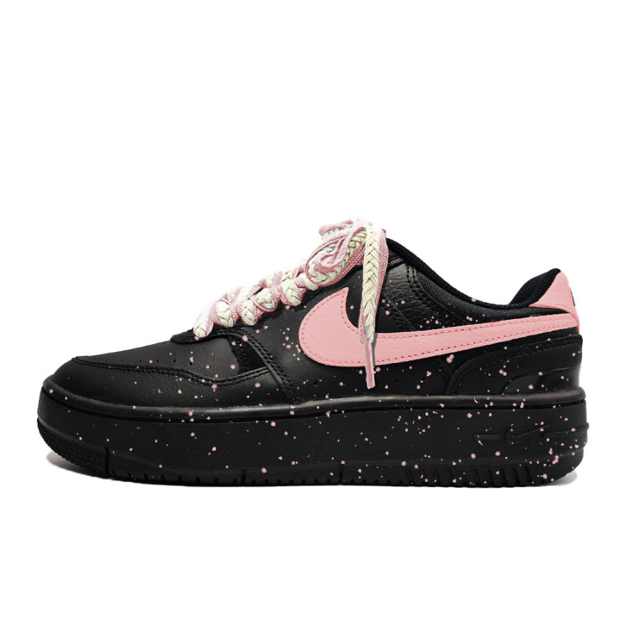 Nike Nike Gamma Force Pink Ink Starry Slip Resistant Abrasion Resistant Low top Skateboard Shoes Women's Black Pink