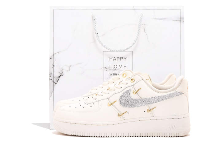Nike Nike Air Force 1 Leather Coverage Abrasion Resistant Coverage Abrasion Resistant Low top Skateboard Shoes Unisex