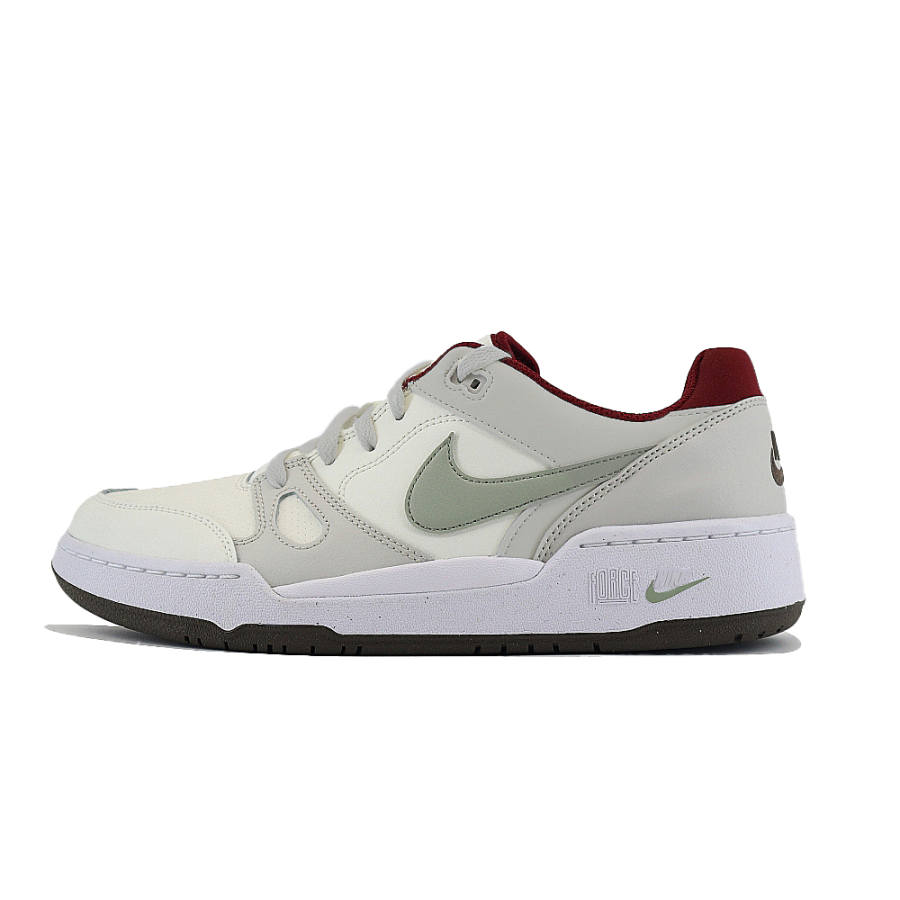 Nike Nike Full Force Slip Resistant Slip Resistant Low top Skateboard Shoes Men's White Green