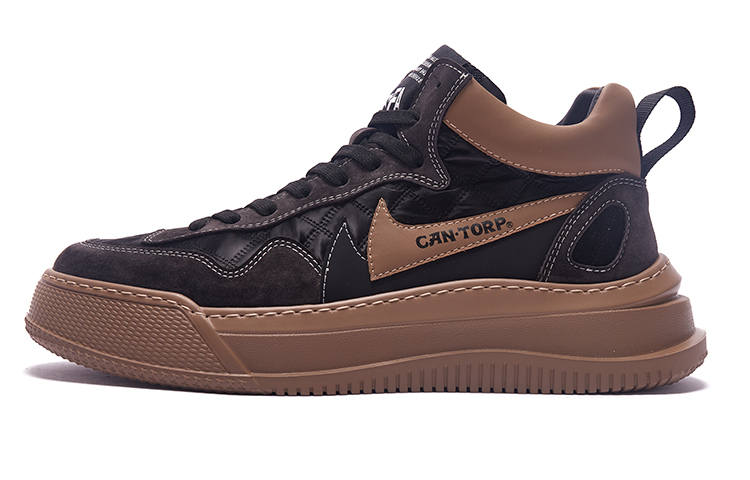 CAN·TORP Skateboard Shoes Men's Mid Top Black