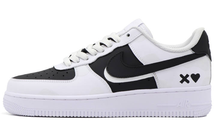 Nike Nike Air Force 1 Low top Skateboard Shoes Women's Black White
