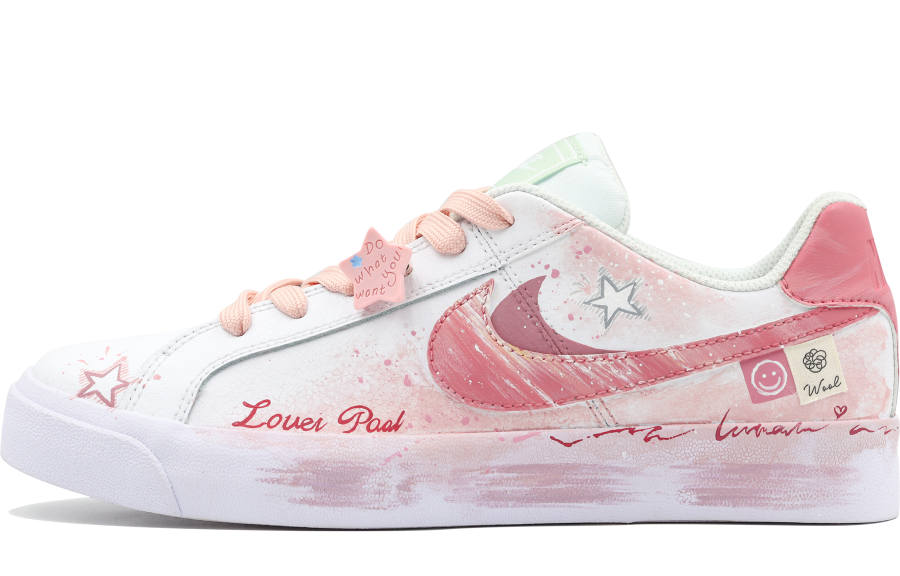 Nike Nike Court Royale Box Action Slip Resistant Slip Resistant Low top Skateboard Shoes Women's Deeply In Love Pink