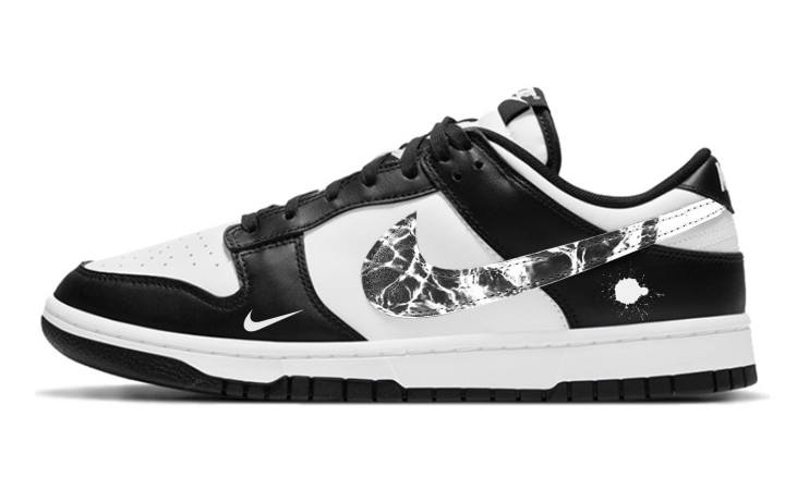 Nike Nike Dunk Low top Skateboard Shoes Unisex Black White