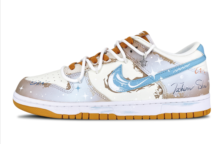 Nike Nike Dunk Starlight Lingling, Shimmery Cat Waterproof Cushioning Abrasion Resistant