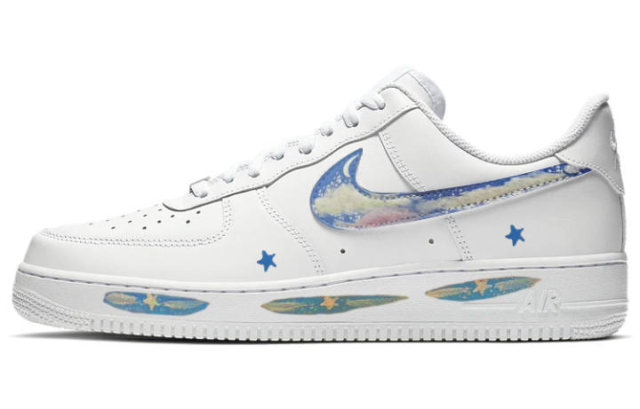 Nike Nike Air Force 1 Skateboard Shoes Men's Low Top Blue/White