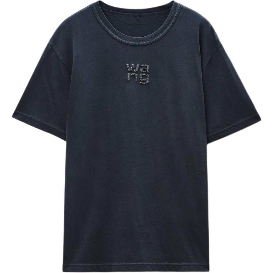 Alexander Wang rhinestone logo T-shirt
