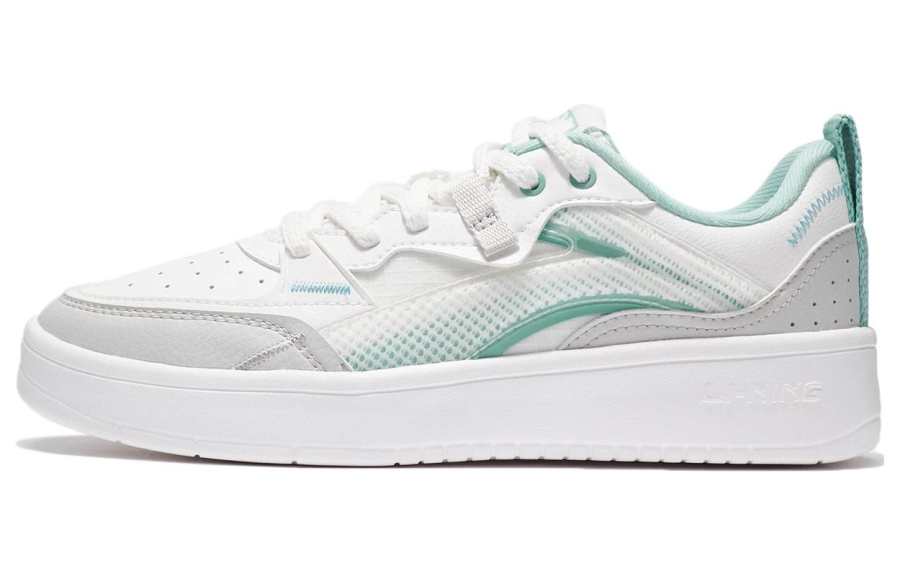 Li-Ning Li Ning Xuan Star Casual Low top Skateboard Shoes Women's White Gray