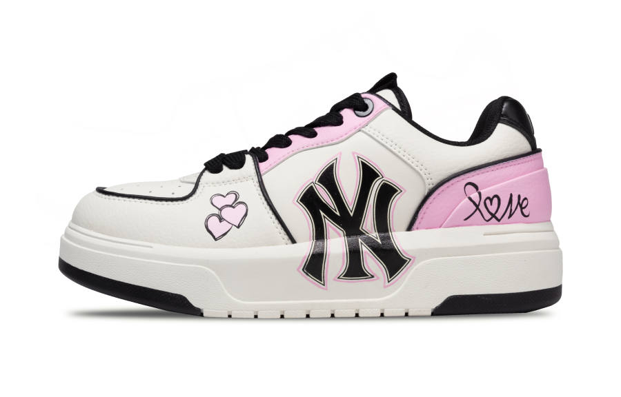 MLB Chunky Liner Full Of Love Low top Skateboard Shoes Women's Pink Purple