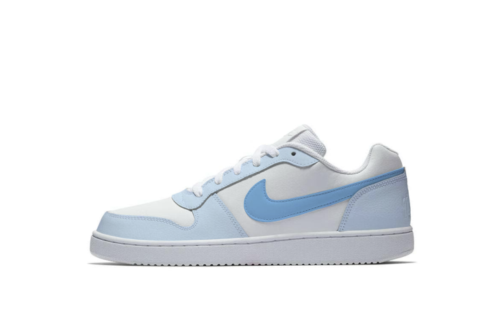 Nike Nike EBERNON Slip Resistant Slip Resistant Low top Skateboard Shoes Unisex Light Blue