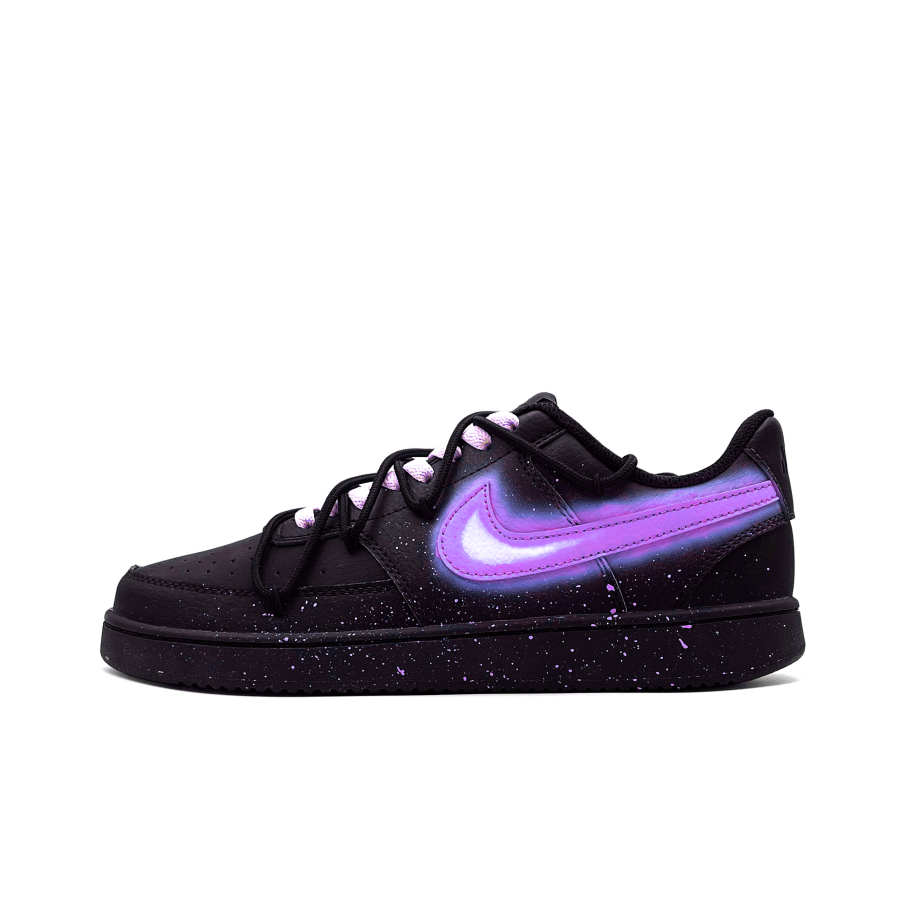 Nike Nike Court Vision Low Abrasion Resistant Abrasion Resistant Low top Skateboard Shoes Unisex Misty Purple