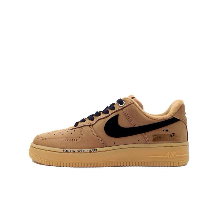 Nike Nike Air Force 1 Skateboard Shoes Unisex Low Top Black