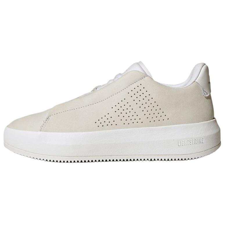 Adidas Adidas ACESMASH Leather Cushioning Low top Tennis Shoes Men's Beige