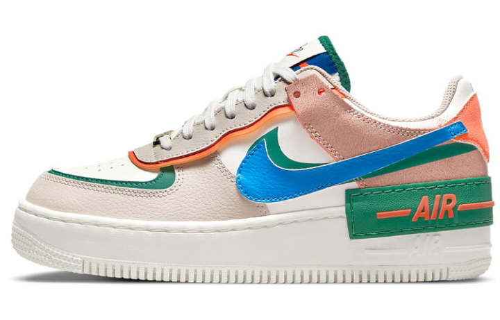 Nike Nike Air Force 1 Shadow 'Sail Signal Blue Green' Women's