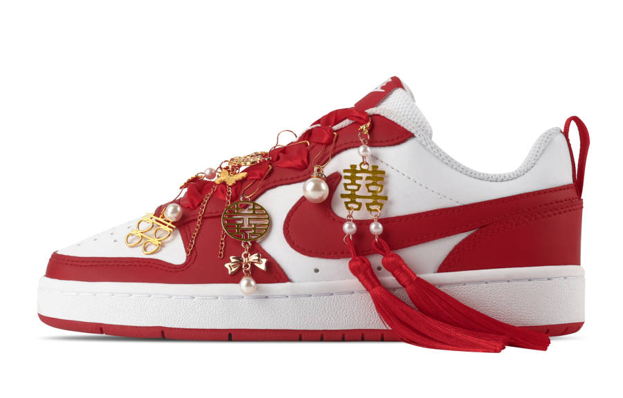 Nike Nike Court Borough 2 Harmony Footwear Low top Skateboard Shoes Women's Red