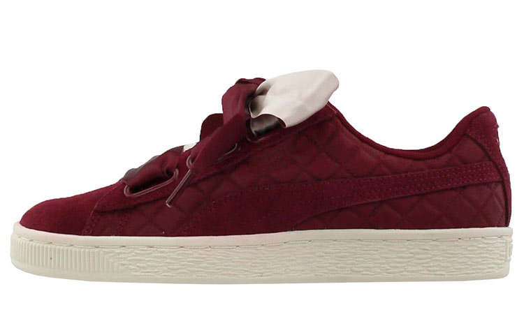 PUMA Suede Heart Quilt Cordovan Cameo Brown Women's