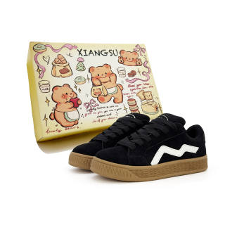 XIANGSU Trendy Vintage, Classic, And Versatile Preppy Style Low top Skateboard Shoes Unisex