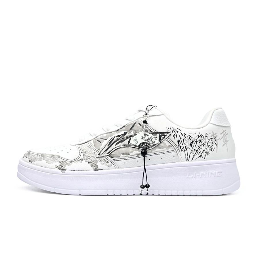 Li-Ning Li Ning Floating Boat Slip Resistant, Abrasion Resistant, Lightweight, Breathable Low top Skateboard Shoes Unisex