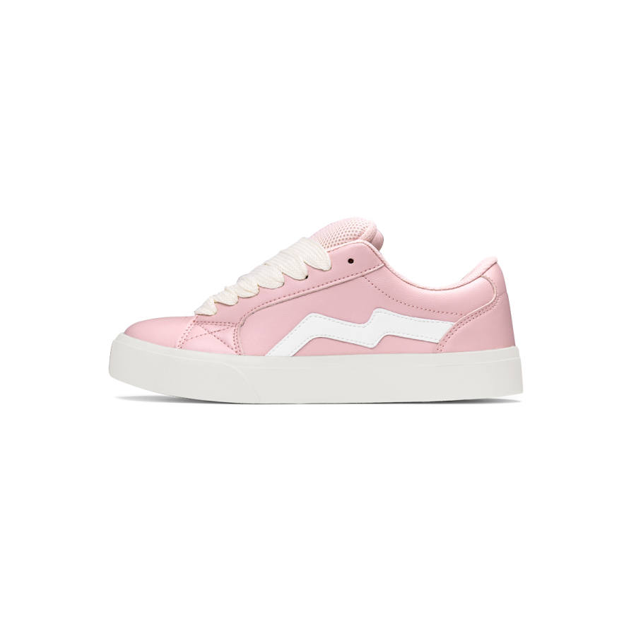 BXGY Skateboard Shoes Women's Low Top Cream Pink