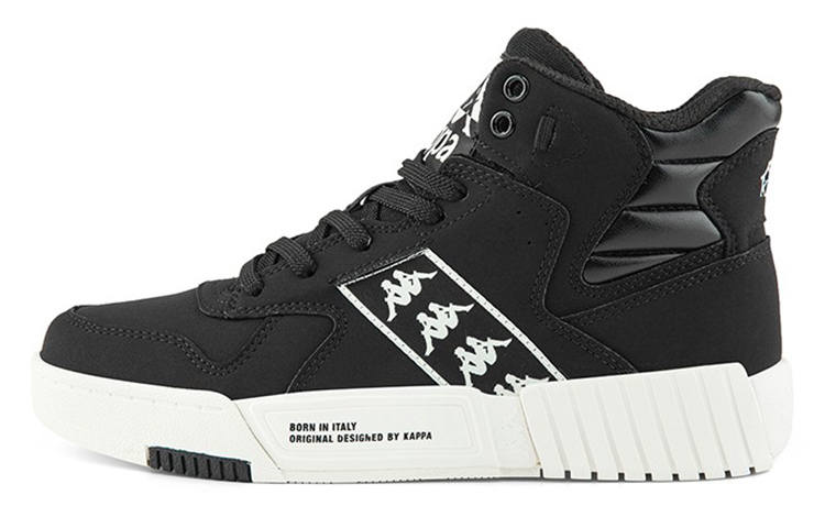 Kappa BANDA Skateboard Shoes Unisex High Top Black