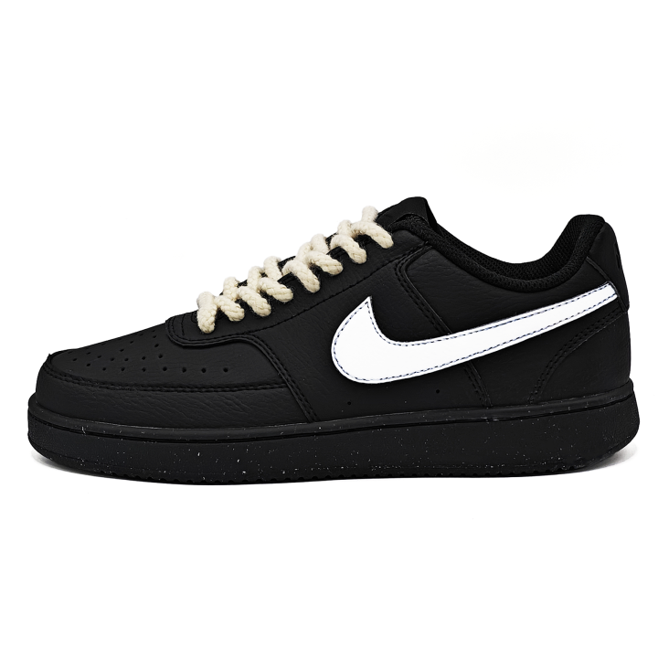 Nike Nike Court Vision Slip Resistant Lightweight Low top Skateboard Shoes Unisex Ecru