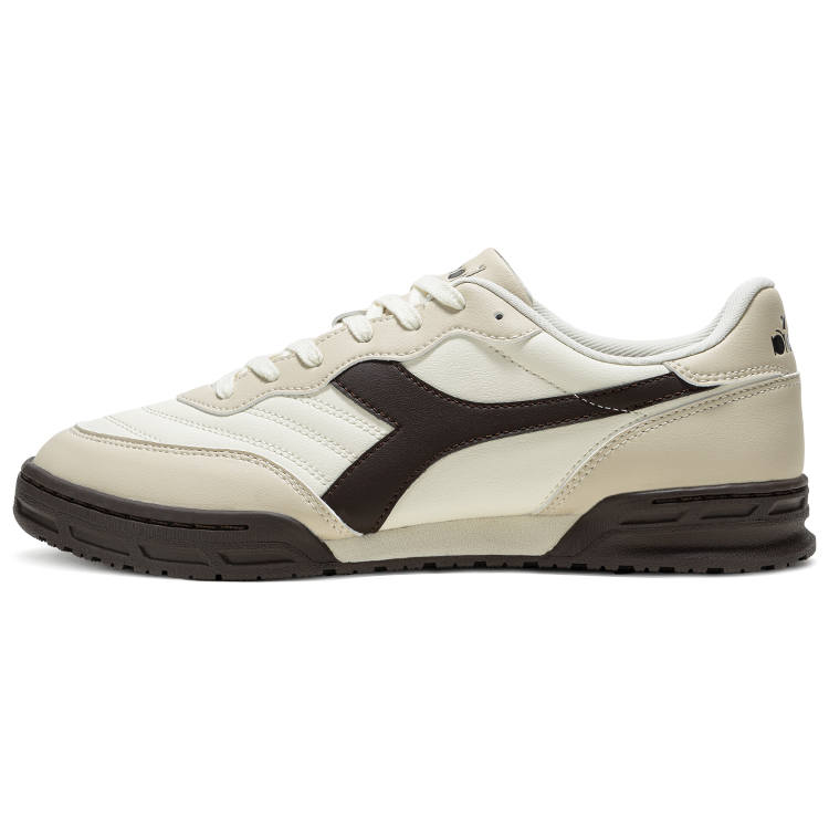 Diadora Cushioning Low top Skateboard Shoes Unisex White Beige