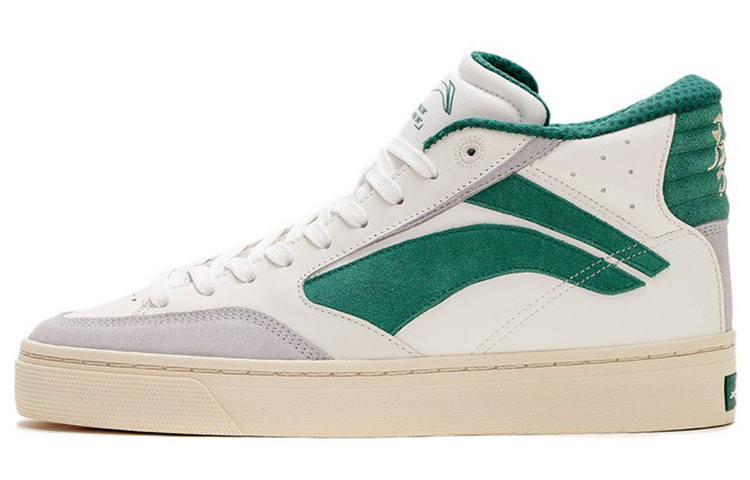 Li-Ning LINING 180 Cozy Skateboarding Shoes White Green Women's