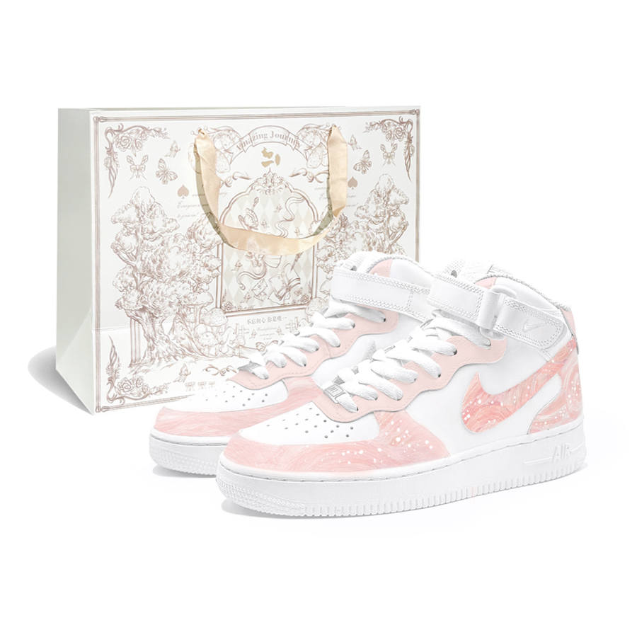 Nike Nike Air Force 1 Shopping Bag, Pink Mist Sea X First Culture Abrasion Resistant Balance Abrasion Resistant Balance