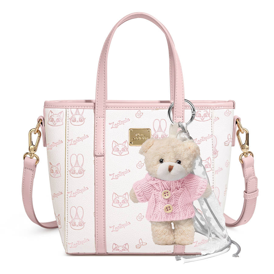 Disney Zootopia Pu One Shoulder Handbag Women's Blue/Pink