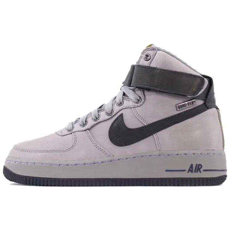 Nike Nike Air Force 1 Waterproof And Breathable High top Skateboard Shoes Men's Gray