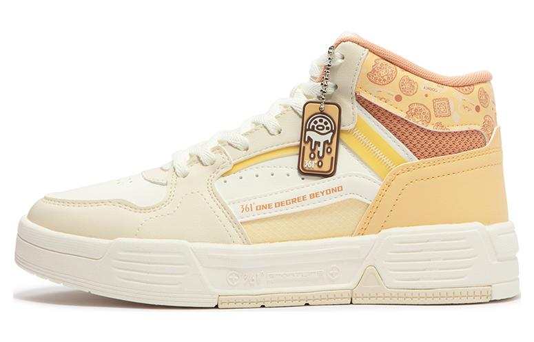 361° Slip Resistant Slip Resistant High top Skateboard Shoes Women's White Orange