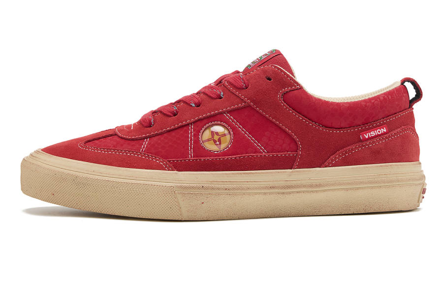 Vision Street Wear Chopper Low top Skateboard Shoes Unisex New Year Red