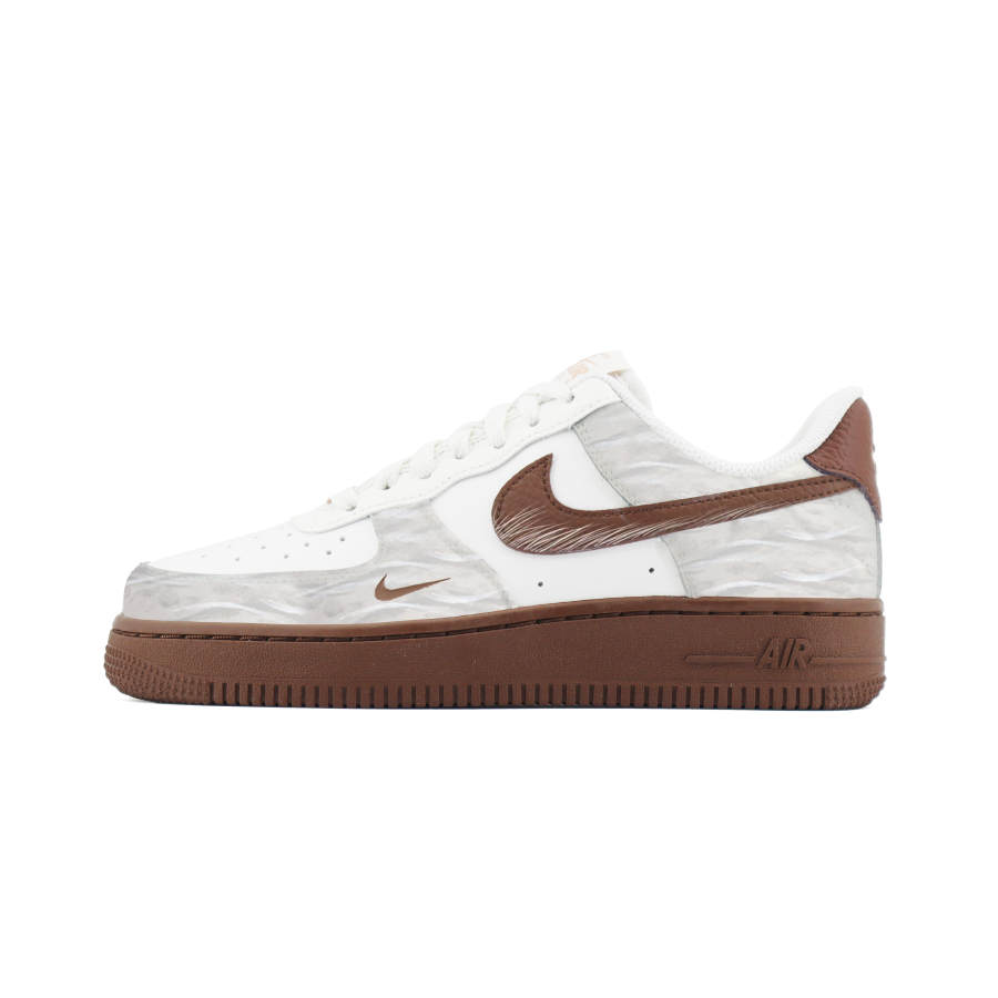 Nike Nike Air Force 1 LOW Hand Drawn Individual Leather Abrasion Resistant Low top Skateboard Shoes Women's Beige