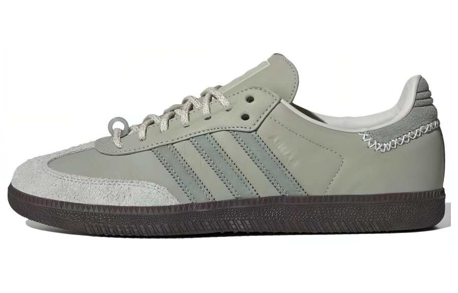 Adidas Originals x MAHA Samba Low top Skateboard Shoes Unisex Light Green